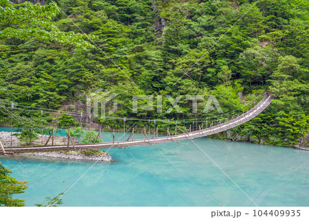 【夢のつり橋】寸又峡・静岡県 【夢のつり橋】寸又峡・静岡県 104409935
