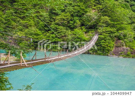 【夢のつり橋】寸又峡・静岡県 【夢のつり橋】寸又峡・静岡県 104409947