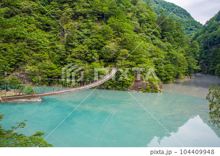 【夢のつり橋】寸又峡・静岡県 【夢のつり橋】寸又峡・静岡県 104409948