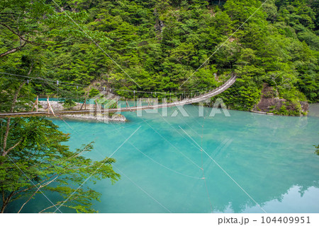 【夢のつり橋】寸又峡・静岡県 【夢のつり橋】寸又峡・静岡県 104409951