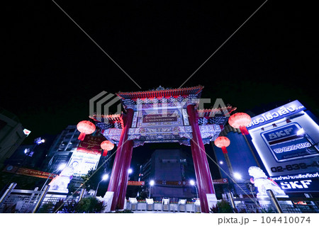 Chinatown Gate in Bangkok, Thailand Chinatown Gate in Bangkok, Thailand 104410074