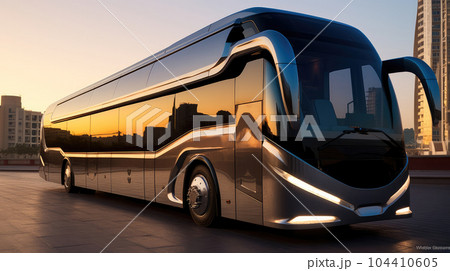 Bus luxury vip first class for travel vacation...のイラスト素材 [104410605 ...