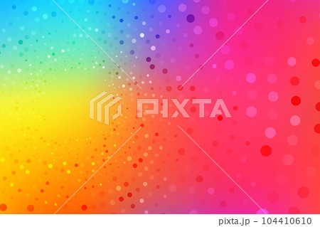 Abstract poster background for banner design with bright glowing particles. Futuristic graphic vector dots design. Modern art template. Abstract neon halftone background. Glowing neon dots backdrop 104410610