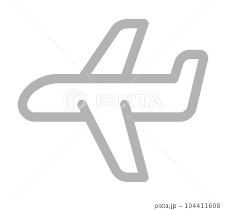 飛行機アイコン 104411608