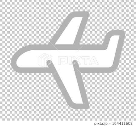 飛行機アイコン 104411608