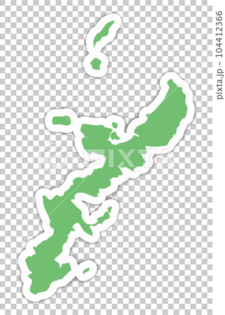 沖縄県の形 104412366