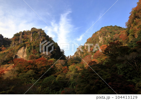 一目八景展望台から望む秋の一目八景 一目八景展望台から望む秋の一目八景 104413129