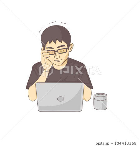 Confused at work Confused at work 104413369