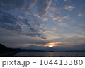 朝日と雲 104413380
