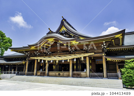 神奈川県　寒川町　寒川神社　御社殿 104413489
