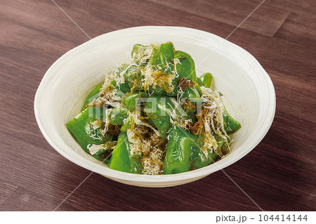 ピーマンのとろろ昆布和え ピーマンのとろろ昆布和え 104414144