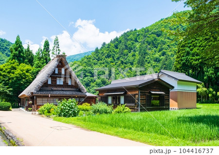 五箇山・菅沼合掌造り集落（夏） 104416737