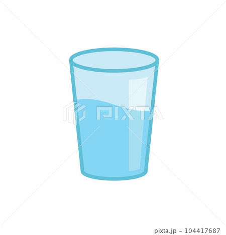 mineral water in a glass vector icon element design template mineral water in a glass vector icon element design template 104417687