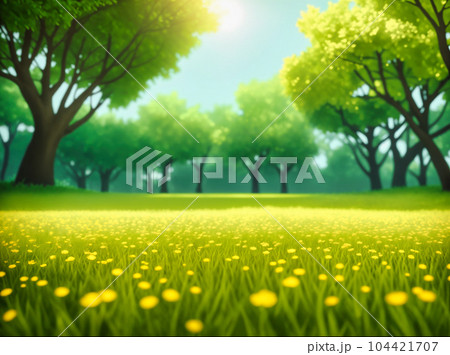 beautiful natural landscape with bokeh in Background. 104421707