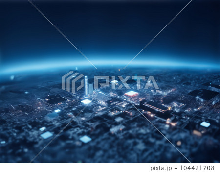 Abstract Technology Background of Futurism Abstract Technology Background of Futurism 104421708