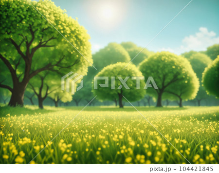 beautiful natural landscape with bokeh in Background. beautiful natural landscape with bokeh in Background. 104421845