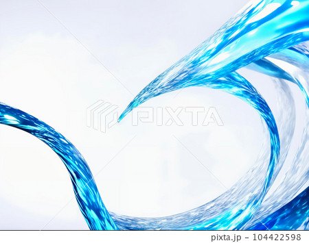 Splash fluid 3d illustration, 3d rendering Splash fluid 3d illustration, 3d rendering 104422598