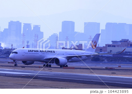 大阪伊丹空港離着陸 104423895