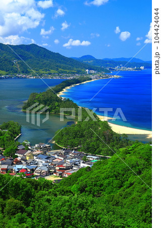 【京都府】晴天の天橋立 104424044