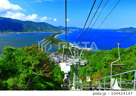 【京都府】天橋立ビューランドのリフトと天橋立 【京都府】天橋立ビューランドのリフトと天橋立 104424147