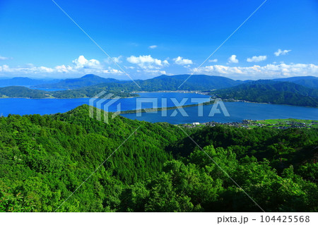 【京都府】晴天の天橋立 【京都府】晴天の天橋立 104425568