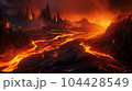 惑星の溶岩噴火口 惑星の溶岩噴火口 104428549