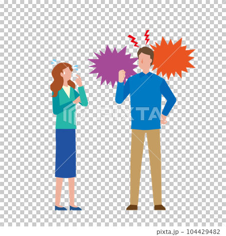 モラルハラスメントのイメージイラスト 104429482