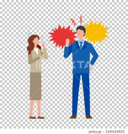 モラルハラスメントのイメージイラスト 104429483
