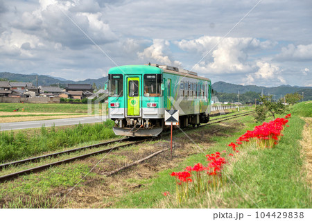 日本の風景　北条鉄道、兵庫。 104429838