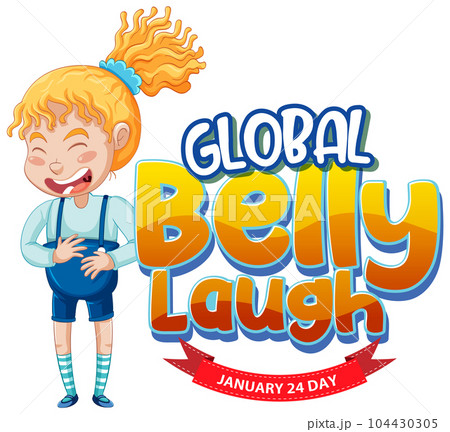 Global Belly Laugh Day Banner Design 104430305