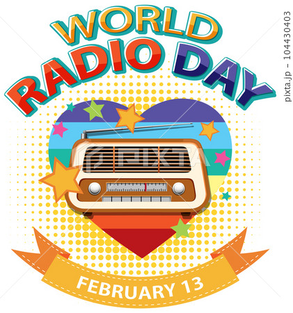 World Radio Day Banner 104430403