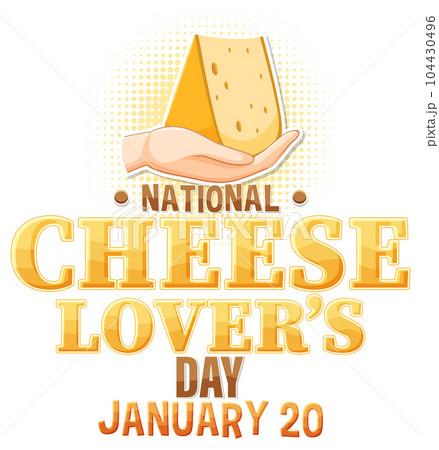 National Cheese Lovers Day Banner Design 104430496