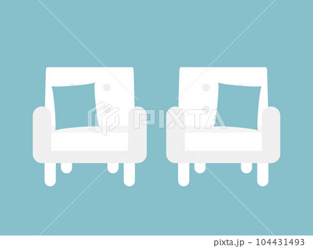 シンプルな一人掛けソファ 104431493