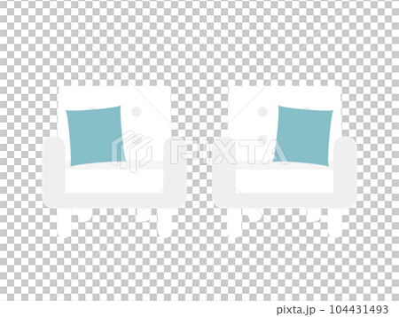 シンプルな一人掛けソファ 104431493