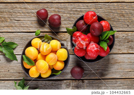 Colorful plums Colorful plums 104432665