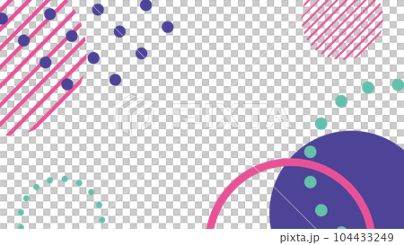 Abstract background frame illustration with randomly arranged circles 104433249
