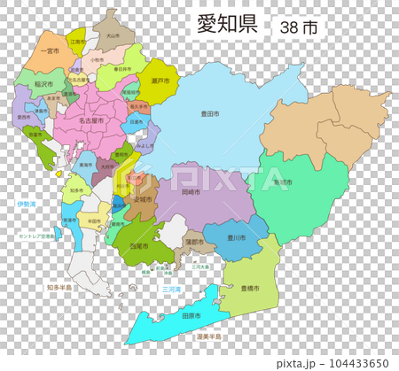 愛知縣 38 個城市 愛知縣 38 個城市 104433650