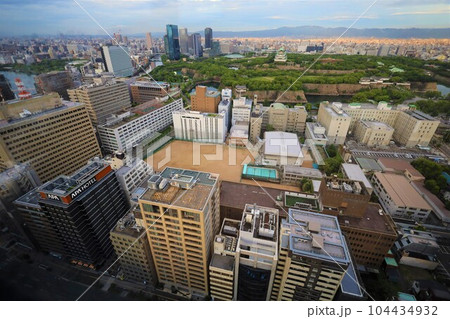 春・夏・初夏・梅雨・何とも言えないこの季節、大阪城界隈、大阪府庁、NHK大阪、谷町筋、大阪を歩く 104434932