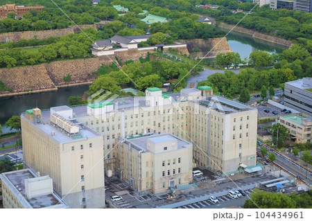 春・夏・初夏・梅雨・何とも言えないこの季節、大阪城界隈、大阪府庁、NHK大阪、谷町筋、大阪を歩く 104434961