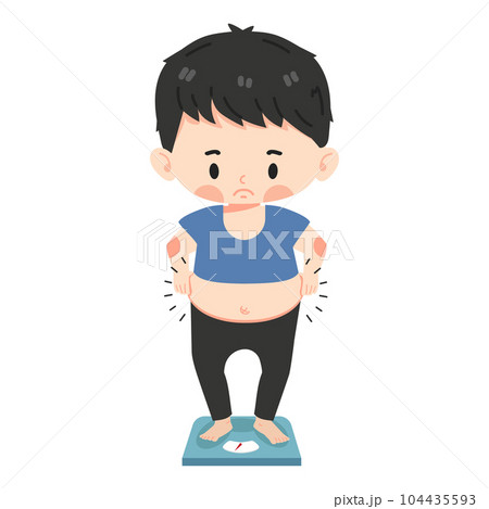 Fat boy weighing scale weight Fat boy weighing scale weight 104435593