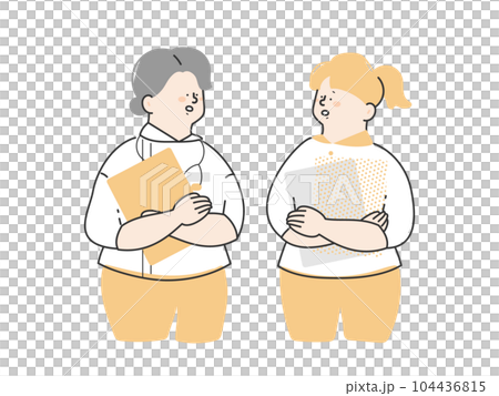 Nursing staff and nurses (nurses) discussing Nursing staff and nurses (nurses) discussing 104436815