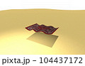 空飛ぶじゅうたんの3dレンダリング 104437172