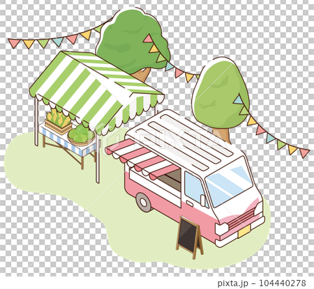 Fun Marche Tent and kitchen car Fun Marche Tent and kitchen car 104440278