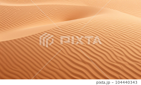 砂の砂漠をイメージした背景画像：精緻CG