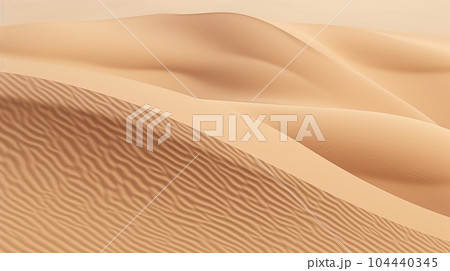 砂の砂漠をイメージした背景画像：精緻CG