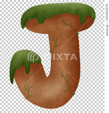 Rocky mountain J alphabet capital letter Rocky mountain J alphabet capital letter 104440354