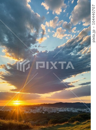 TIKTOK向けの夕焼け画像_6 TIKTOK向けの夕焼け画像_6 104440707