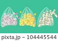 Money bags. Lots of money in bags. Full bags of dollars and euros. Bag full of bitcoin coins. 104445544