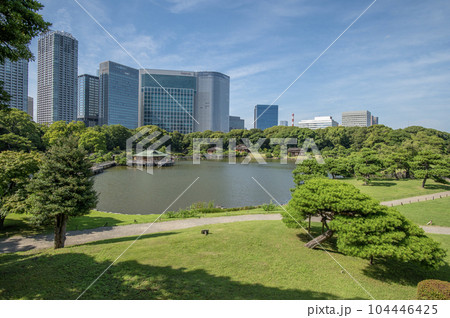 浜離宮恩賜庭園　東京都中央区浜離宮庭園　 104446425