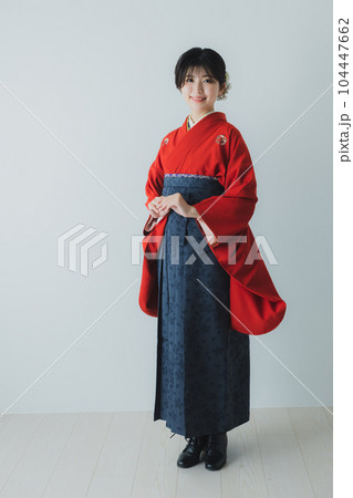袴　卒業式　二尺袖 104447662